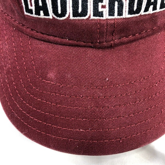 FORT LAUDERDALE FLORIDA USA RED HAT CAP ADJUSTABLE ONE SIZE FITS MOST STRAP OSFM - Picture 4 of 12